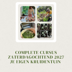 complete cursus: ontwerp je kruidentuin 2027