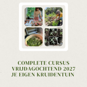 complete cursus: ontwerp je kruidentuin 2027
